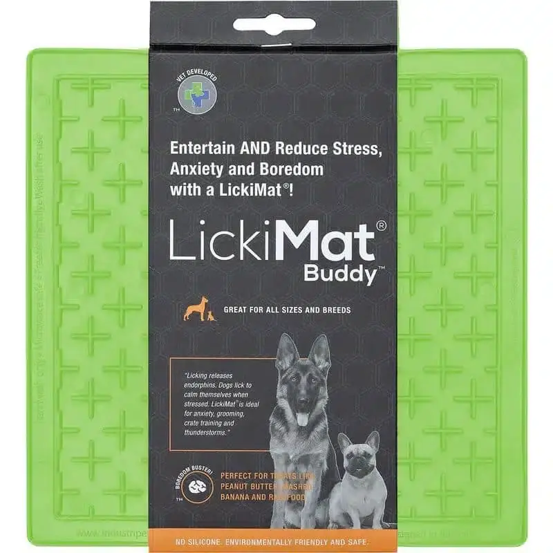 Erbjudandet går snart ut | Lickimat Hundskål Buddy Grön 20×20 cm