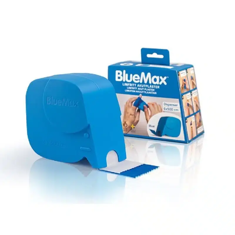 BlueMax Limfritt Plåster Blå 6×500 cm - Endast denna vecka