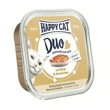 Minkas Paté Våtfoder till Katt med Oxkött & Kanin – 16 x 100 g - Fabrikspris