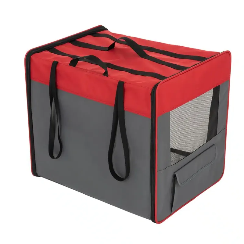 Transportkoja First Class Basic Stl. L B 53,5 x T 79 x H 66 cm, röd/grå - Finns tillgänglig