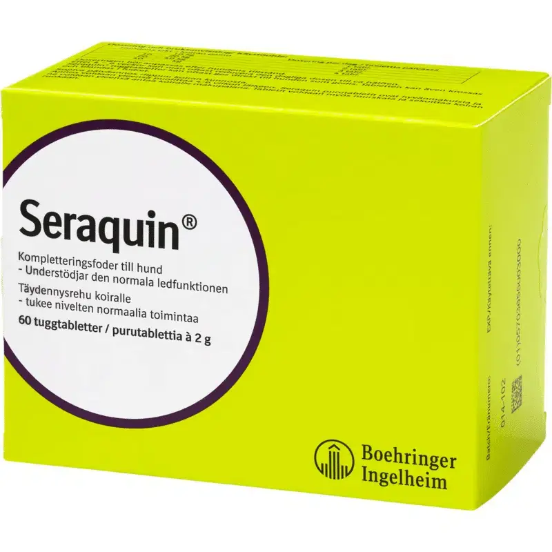 Seraquin tuggtabletter 2 g 60 st - Superpris