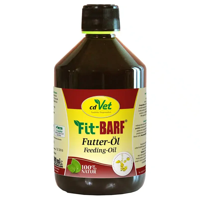 Rabatt | cdVet Fit-BARF Foderolja – 500 ml
