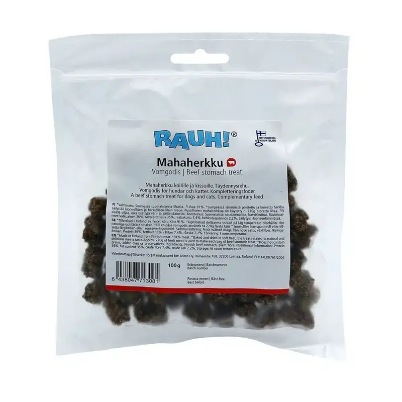Erbjudandet går snart ut - RAUH! Torkade Vombitar 100 g