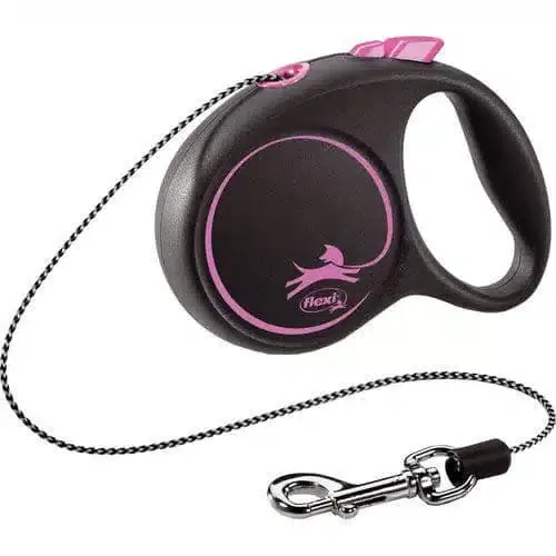 Kan beställas - Koppel Black Design Lina – XS / Rosa