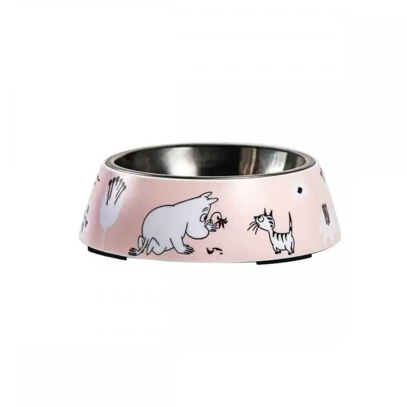 Populär - Moomin For Pets Matskål (S Rosa)