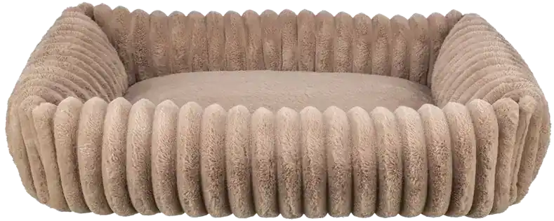 Lonni Bed Manchester Plysch Rektangulär Ljusbrun 80 X 60 cm – Trixie - Köp online