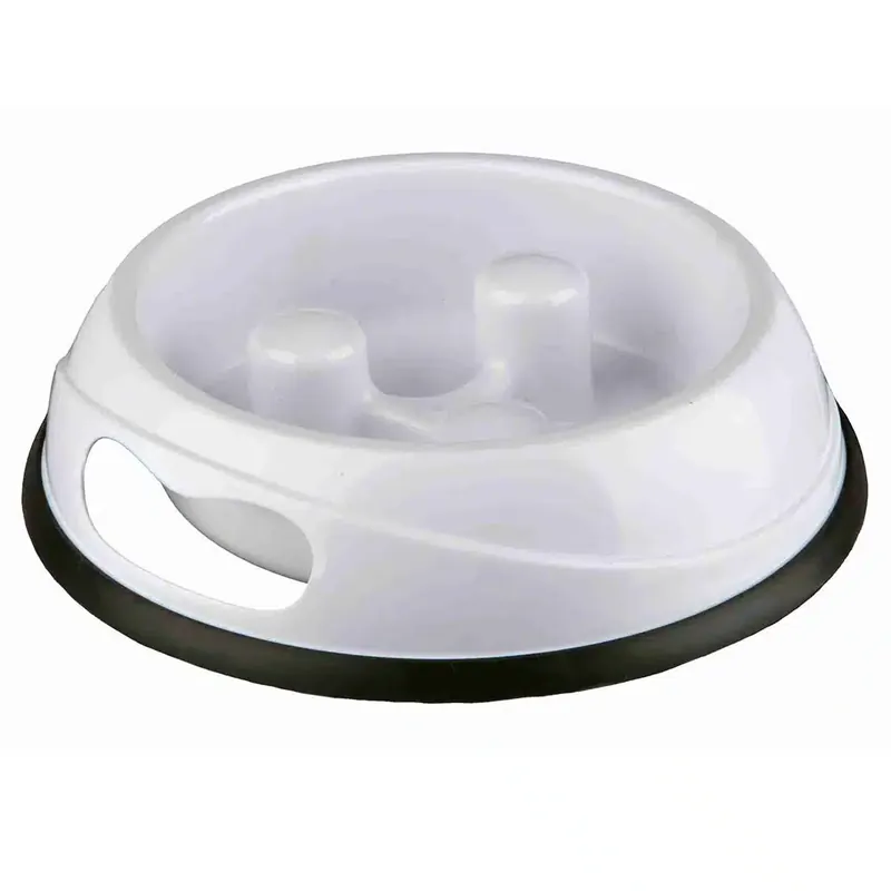 Trixie Slow Feed plastskål – 1,5 l, Ø 27 cm - Prisnedsättning