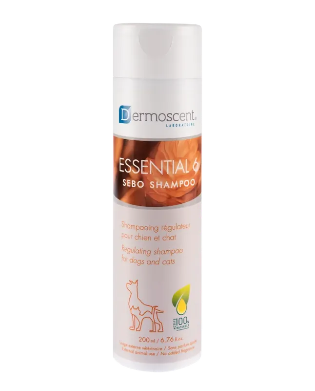 Kanonerbjudande - Dermoscent Essential 6 Sebo Shampoo för hundar & katter 200 ml