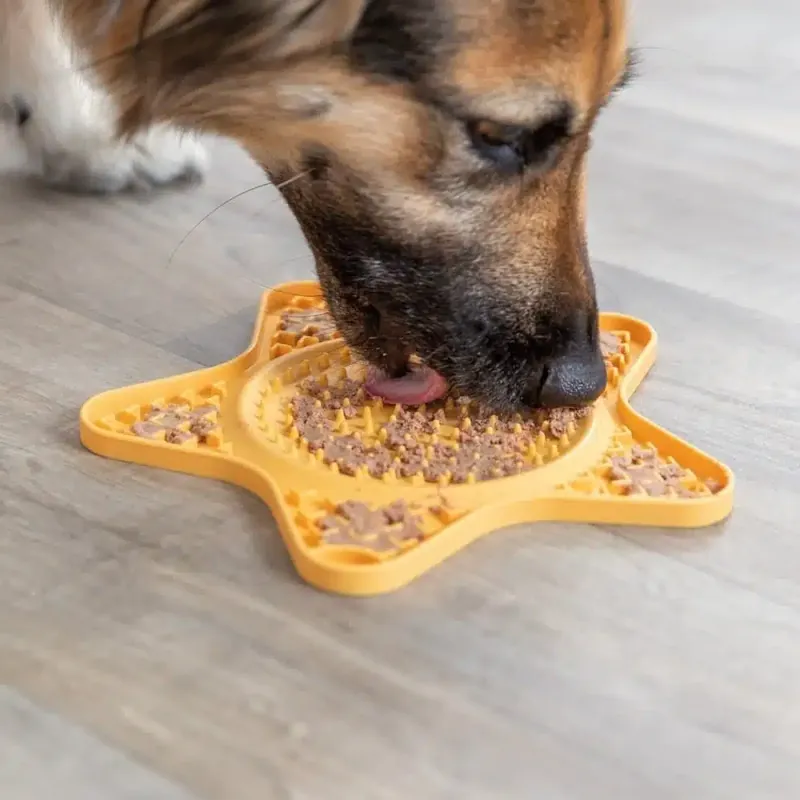 Snabb leverans | Trixie Lick’n’Snack Slickmatta Gul 23,5 cm