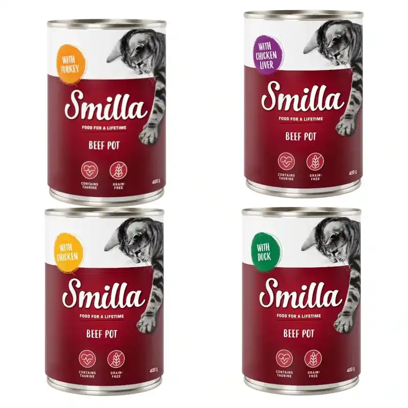 Smilla Beef Pot 6 x 400 g Mix 4 sorter | Under begränsad tid
