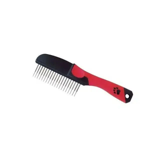 Kundfavorit - Ideal Dog Kam med roterande piggar 22 cm