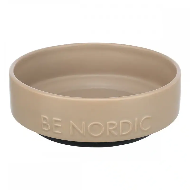 Lågt pris | Trixie Be Nordic Matskål i Keramik Beige (0.5 l/ø 16 cm)