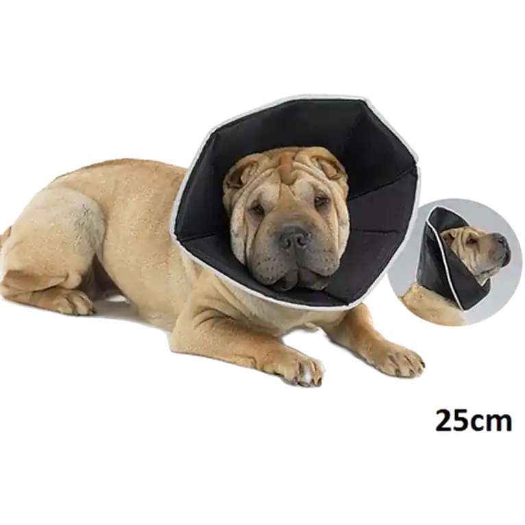 Toppkvalitet | The Comfy Cone Pet Recovery Collar Black X-Large, 30 cm – AFP All For Paws