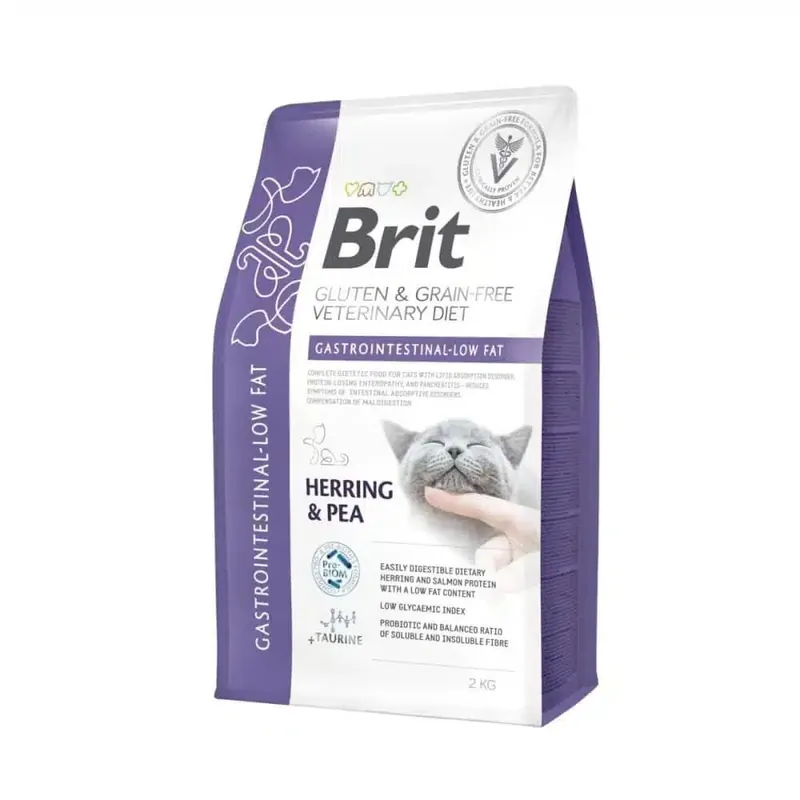 Mycket populär | Brit Grain Free Veterinary Diets Cat Gastrointestinal-Low fat (2 kg)