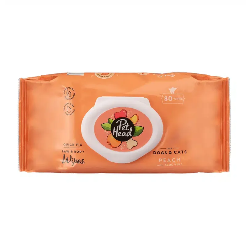 Pet Head Quick Fix Wipes Våtservetter – 80 st - Nytt lägre pris