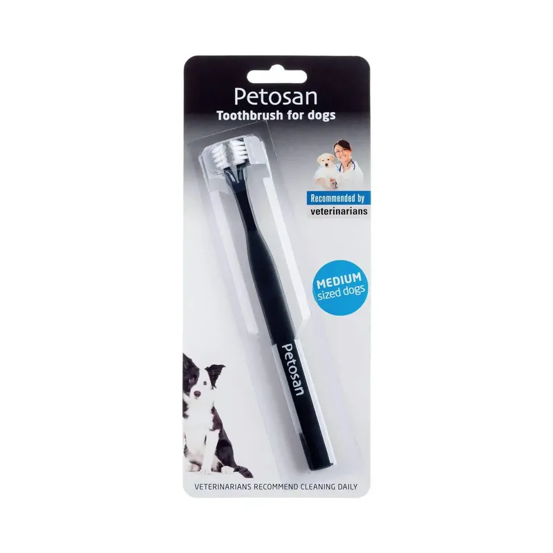 Fyndpris | Petosan Hundtandborste – Medium (7-15 kg)