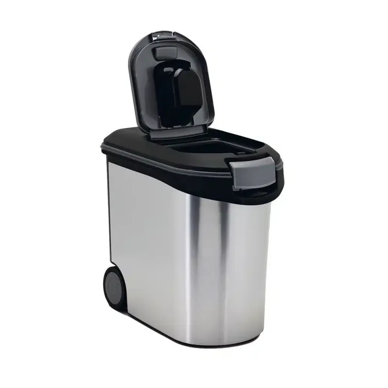 Curver Fodertunna med Lock i Metall (35L) | Premiumkvalitet