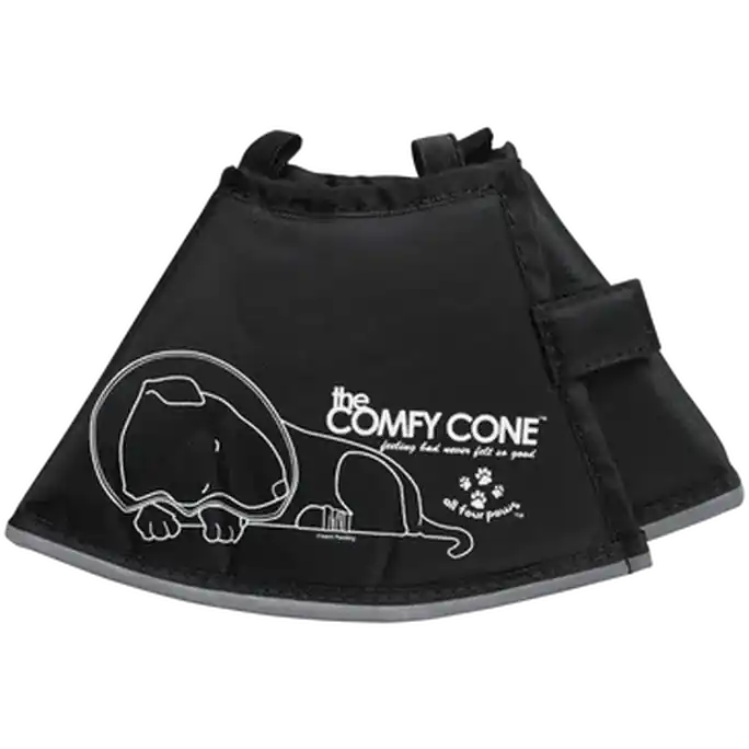 The Comfy Cone Pet Recovery Collar – Xtra Deep Collar Black Medium, 30 cm Extra Long – AFP All For Paws | Under begränsad tid