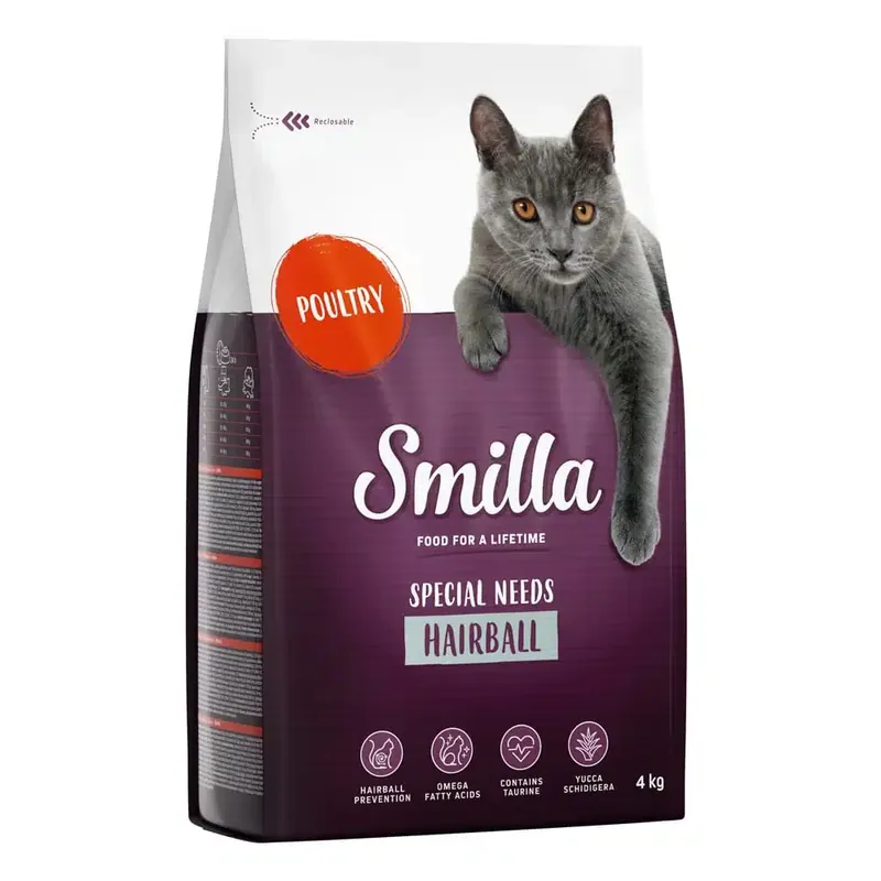 Smilla Hairball med fjäderfä – 4 kg | Utförsäljning