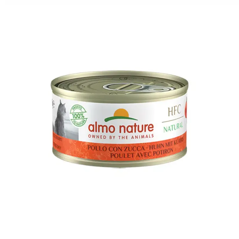 Almo Nature HFC Natural 6 x 70 g – Kyckling & pumpa - Tidsbegränsat erbjudande