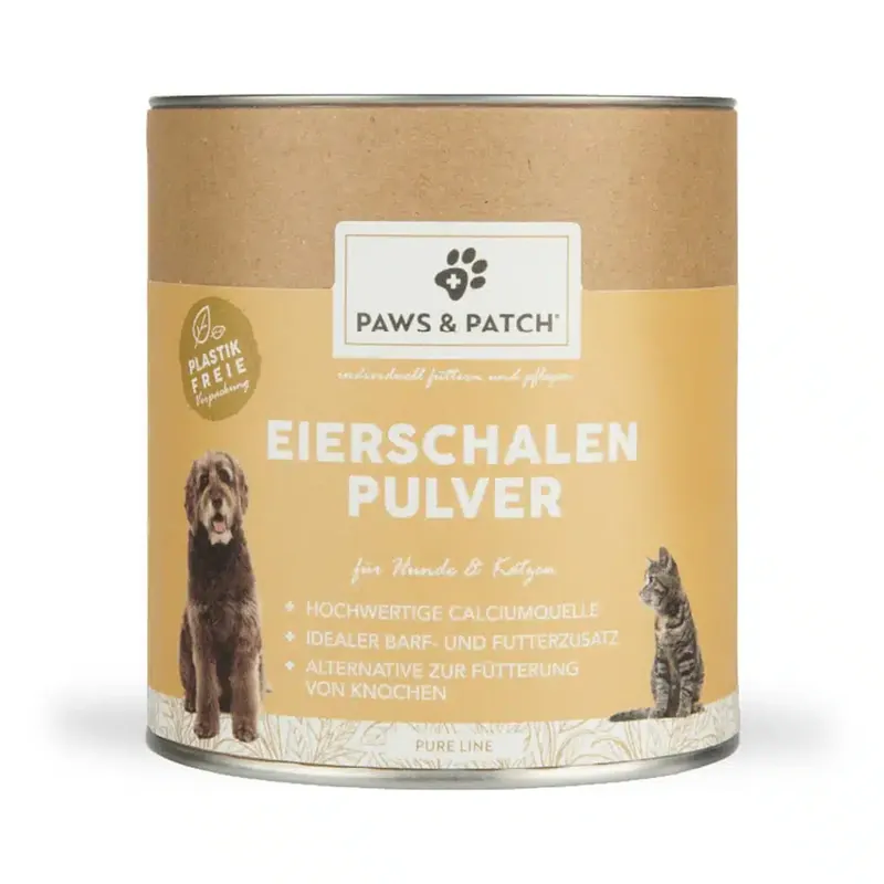 Premium - PAWS & PATCH äggskalspulver – 500 g