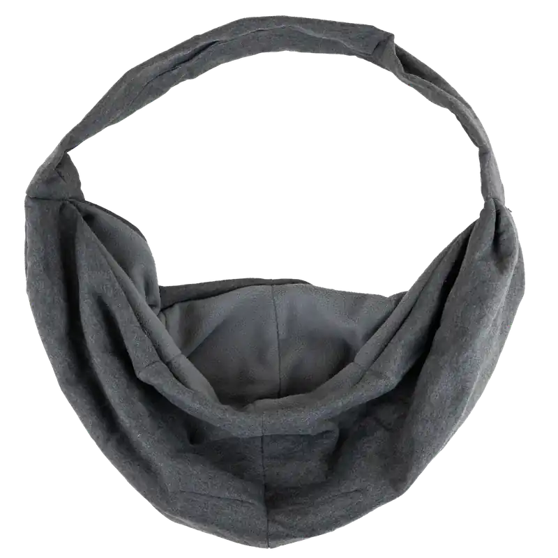 Snabb frakt - Alfons Hundväska Grå 60x22x20 cm med Säkerhetskoppel för Hundar & Katter upp till 5 kg