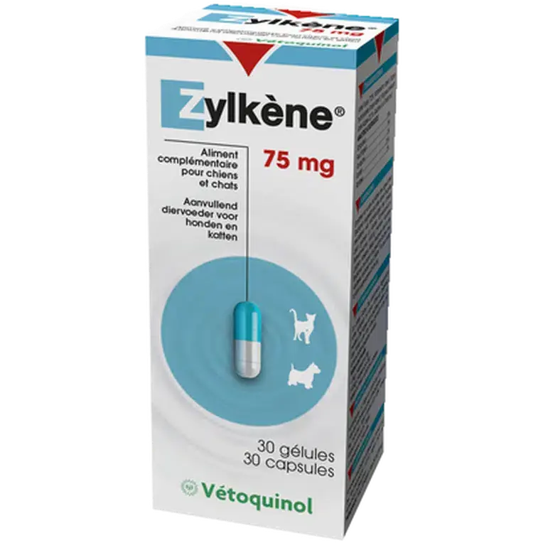 Försäljningssuccé | Zylkène kapsel 225mg, 30 kapslar – Vétoquinol