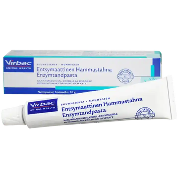 Enzymatic Toothpaste – Enzymtandkräm Hund & Katt 70g – Virbac - Rekommenderas