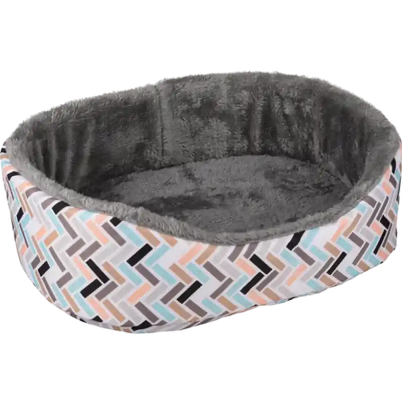 Small Animal Basket Clavio Oval Pattern 25 x 19 x 9 cm – Flamingo | Sista dagarna