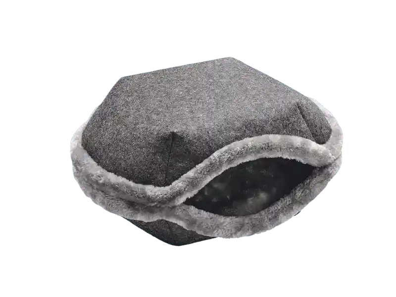 Dog & Cat Bed Lugano Polyester Anthracite 55cm – Hunter - Fyndpris