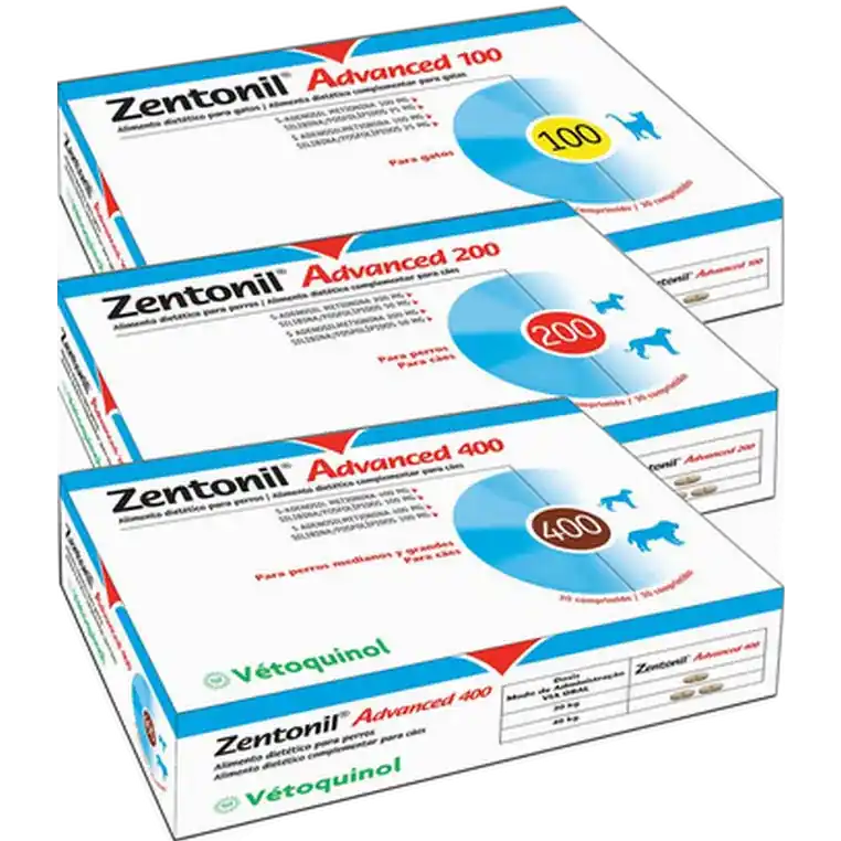 Zentonil Advanced 30 tabl (200mg) – Vétoquinol - Kanonerbjudande
