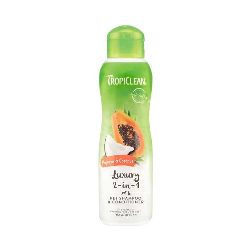 TropiClean 2-in-1 Luxury Shampoo & Conditioner – 355 ml - Kan beställas