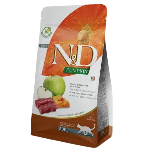 Rea - Farmina – Cat N&D Pumpkin Venison & Apple Adult 5kg