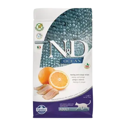 Handla online - Farmina – Cat N&D Ocean Herring & Orange Adult 5kg