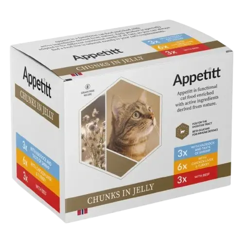 APPETITT – Migele våtfoder för katter 12x85g - Spara mer