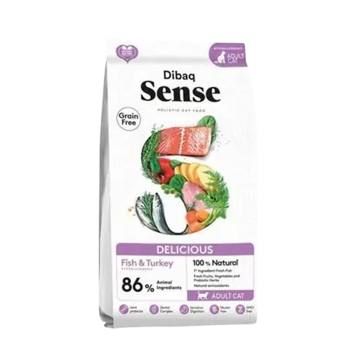 Kanonpris - DIBAQ – Cat Sense Grain Free Delicious Fish & Turkey 6kg