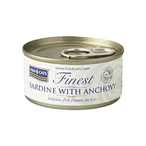 Fish4Cats – Våtfoder med sardiner och ansjovis 70g | Gratis retur