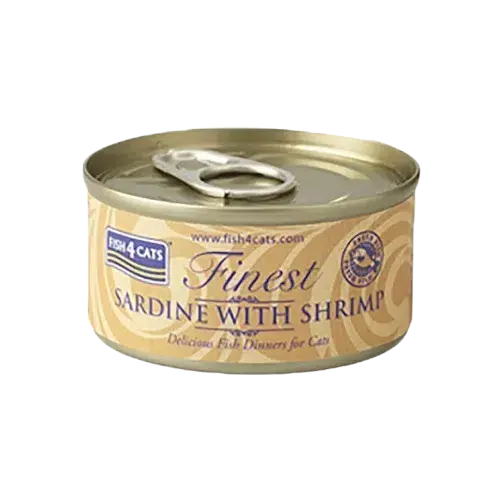 Fish4Cats – Våtfoder med sardiner och räkor 70g | Mycket uppskattad