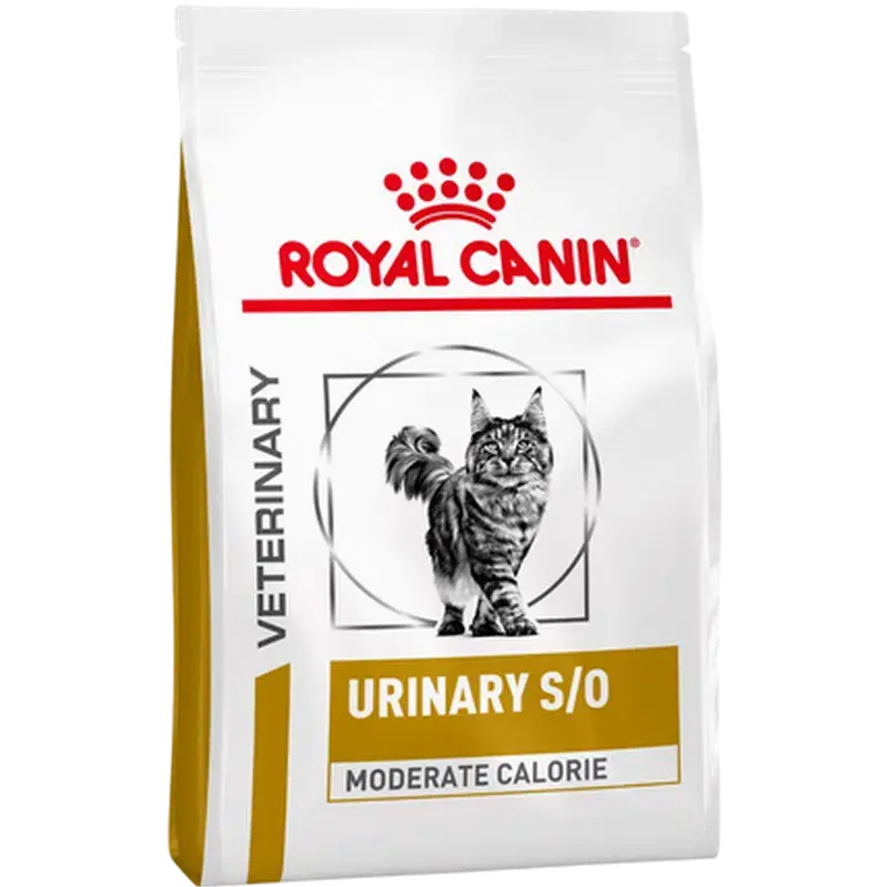 Royal Canin Veterinary Diets Cat – Urinary S/O Moderate Calorie Torrfoder för katt 7 kg - Finns att beställa