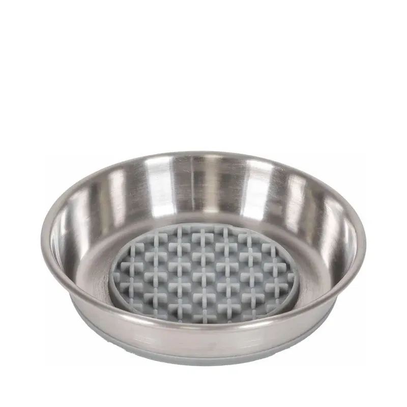 Snabb frakt - Slow Feeder Rostfri Kattskål – 290 ml