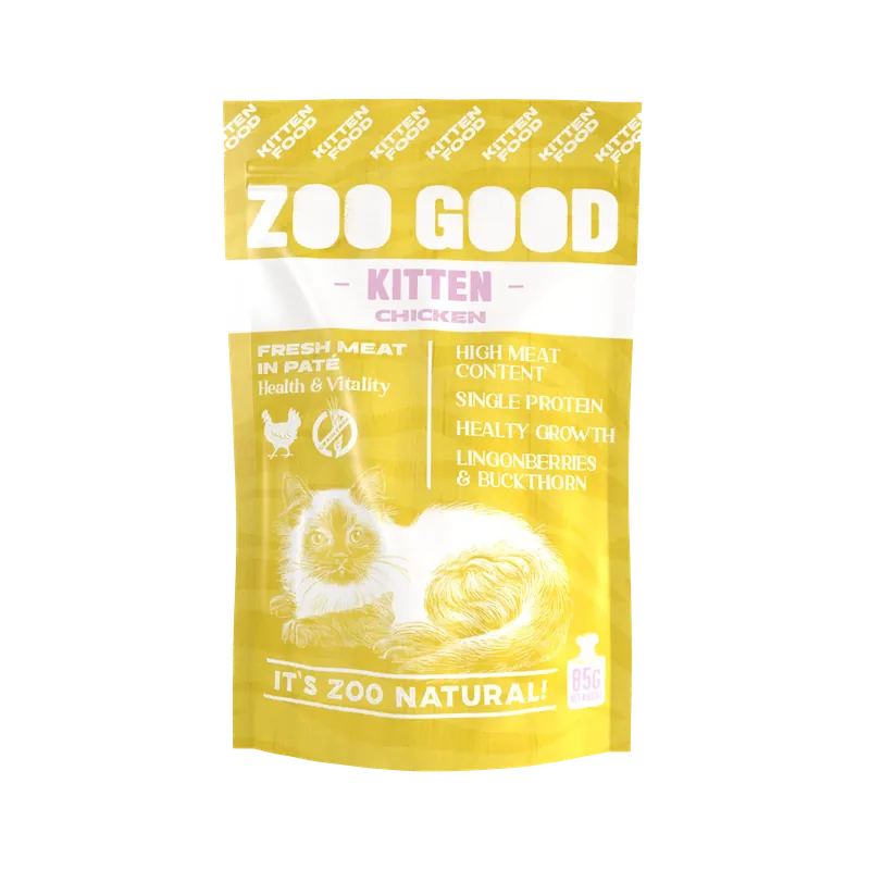 Riktigt fynd | Cat Kitten Chicken 85g Pouch – ZOO GOOD