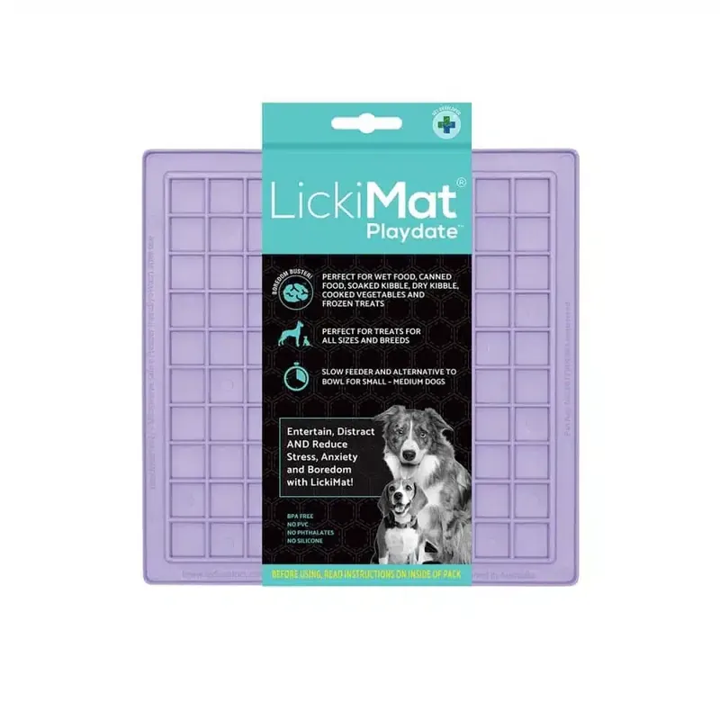 LickiMat Playdate Classic Slickmatta Lila | Klar att skickas