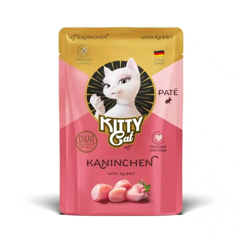 Kitty Cat Paté i mixpack 6 x 85 g – Kanin | Favorit hos kunderna