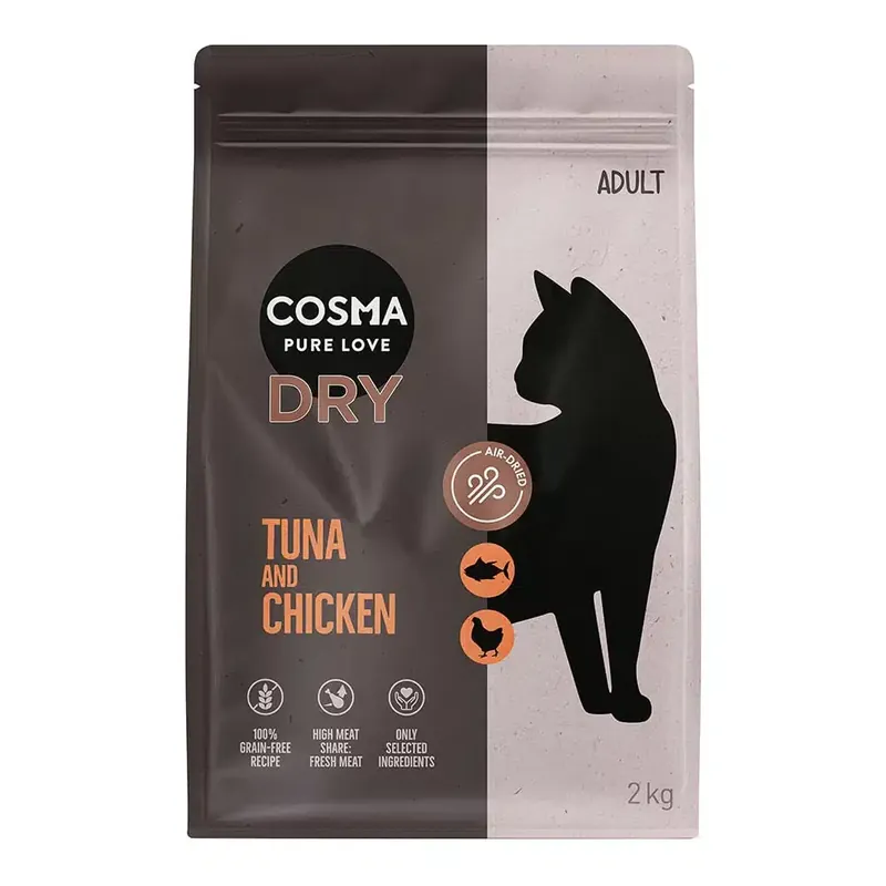 Cosma torrfoder tonfisk & kyckling – 2 kg - Kan beställas online