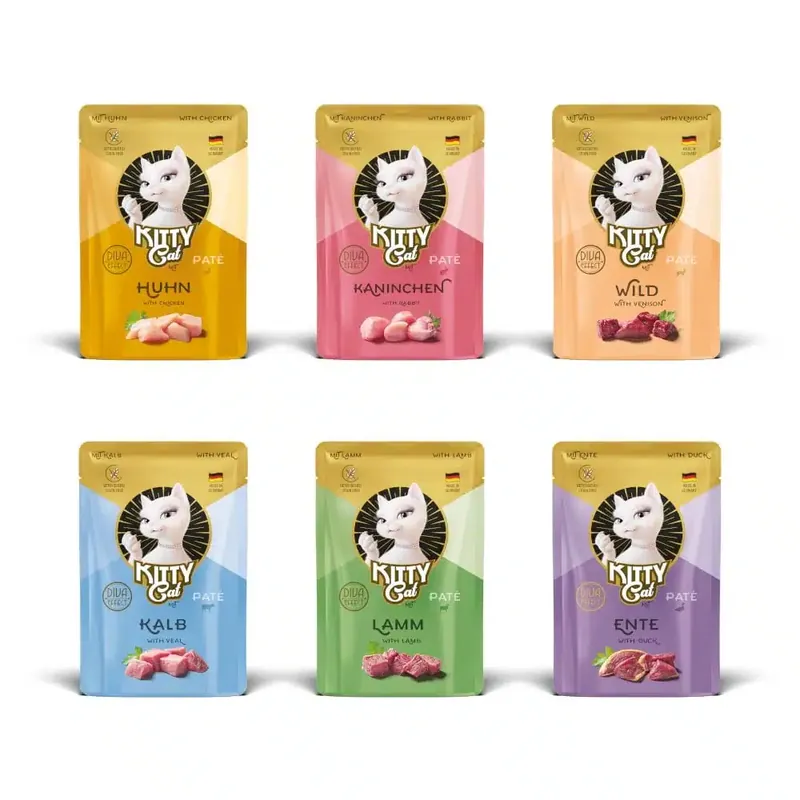 Kitty Cat Paté i mixpack 6 x 85 g – Mixpack I (6 sorter) - Köp idag