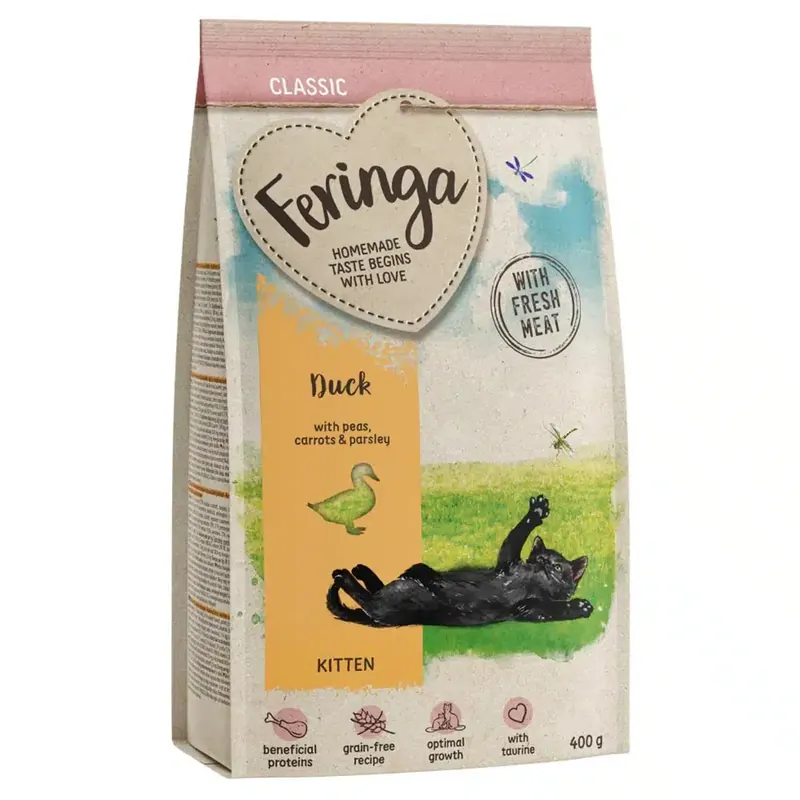 Feringa torrfoder – Kitten Anka – 400g | Beställ idag