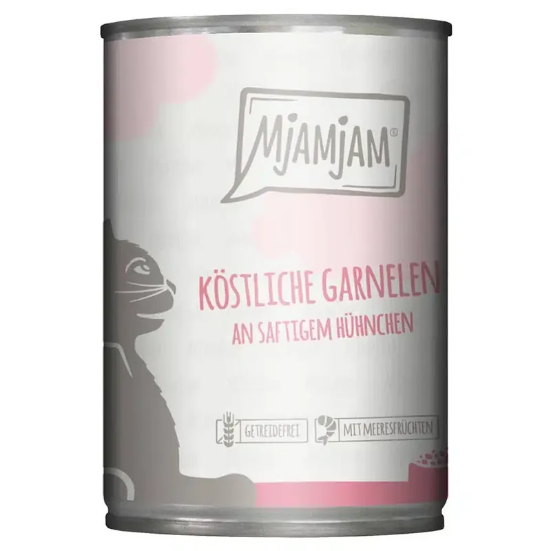 Mycket uppskattad | MjAMjAM 6 x 400 g – Läckra räkor & saftig kyckling