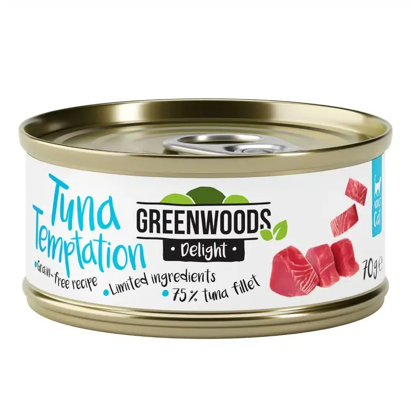 Toppsäljare | Greenwoods Delight Tuna Fillet – 6 x 70 g