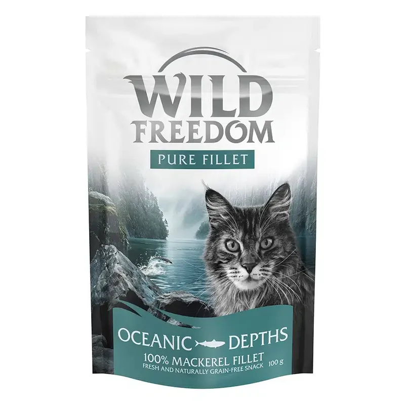 Wild Freedom – Filets Snacks – Makrillfilé 3 x 100 g - Snabb frakt