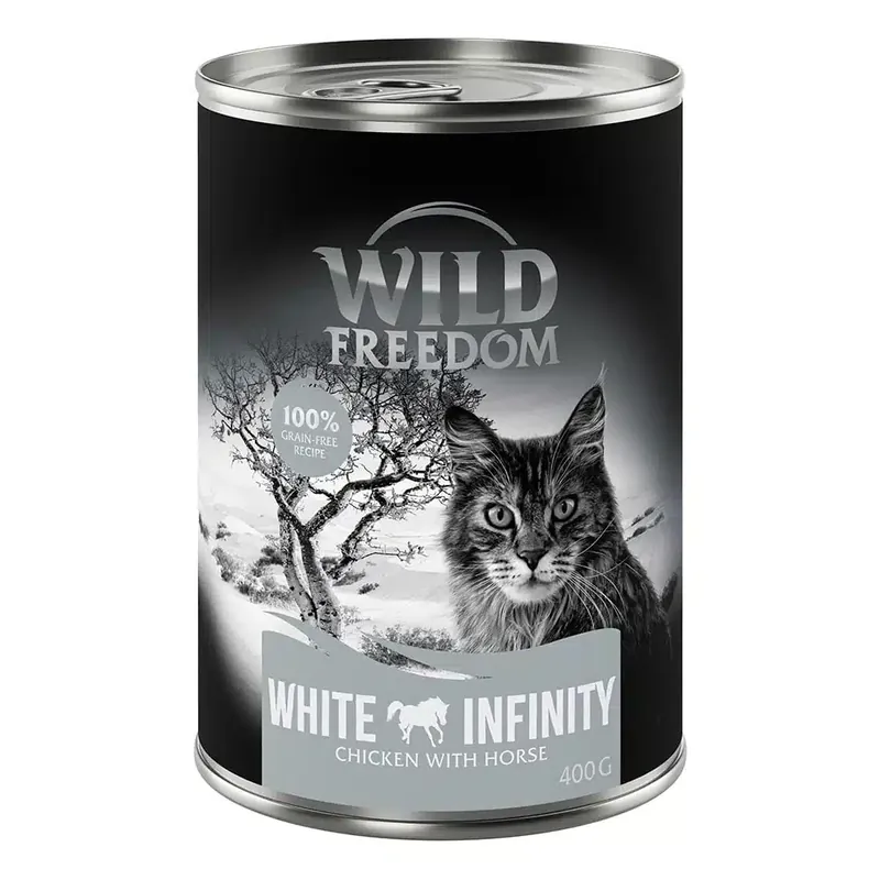 Prisnedsättning | Wild Freedom Adult 400g – White Infinity – Horse & Chicken
